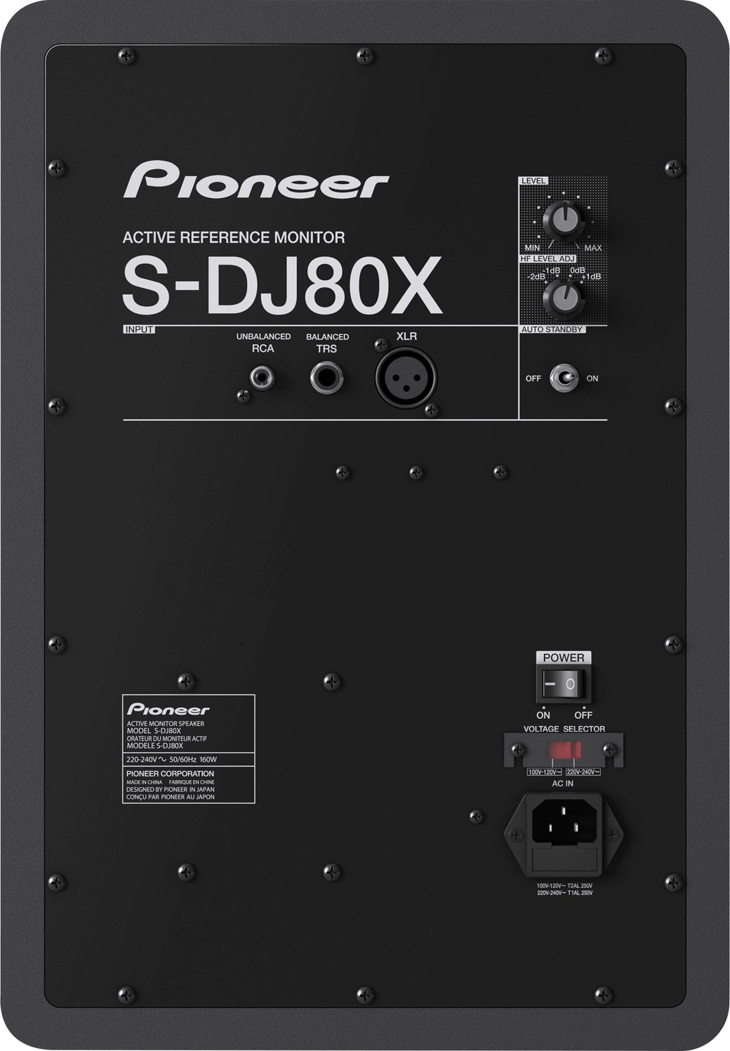 Pioneer S-DJ80X 8'' Aktif Monitör Hoparlör (TEK) | Sesçi Baba